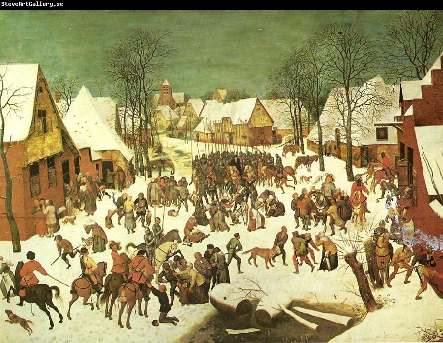 Pieter Bruegel barnamorden i betlehem.